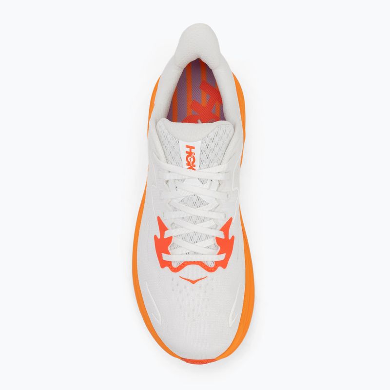 Men's running shoes HOKA Clifton 10 frost/orange zest 5