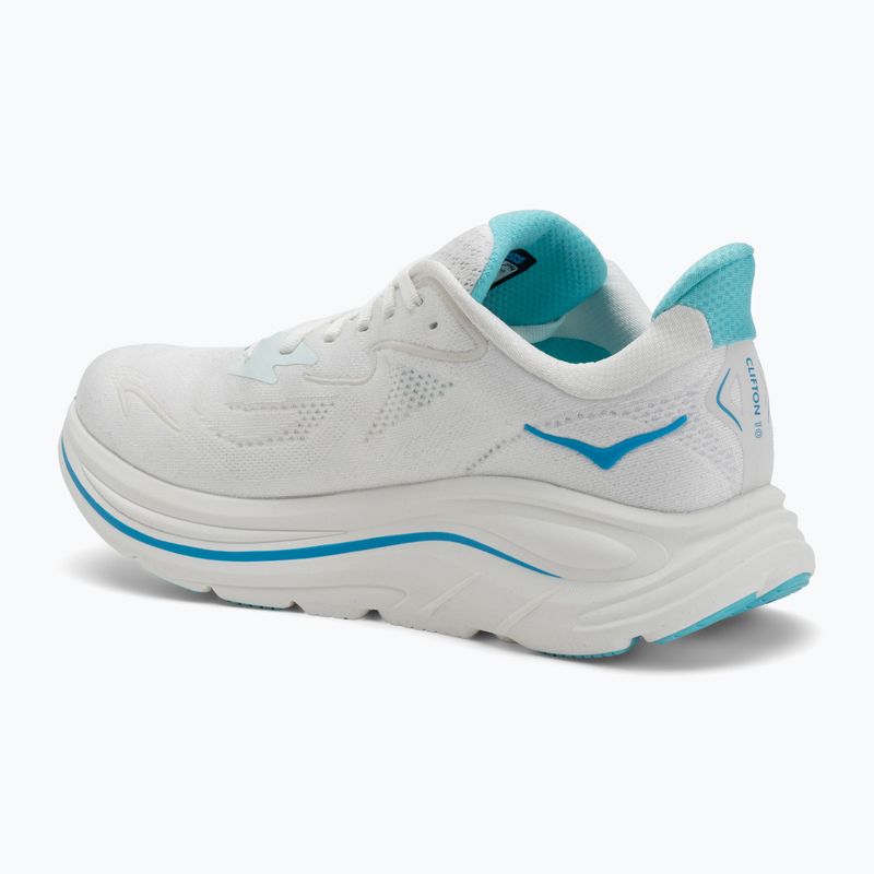 Men's running shoes HOKA Clifton 10 white/skyward blue 3