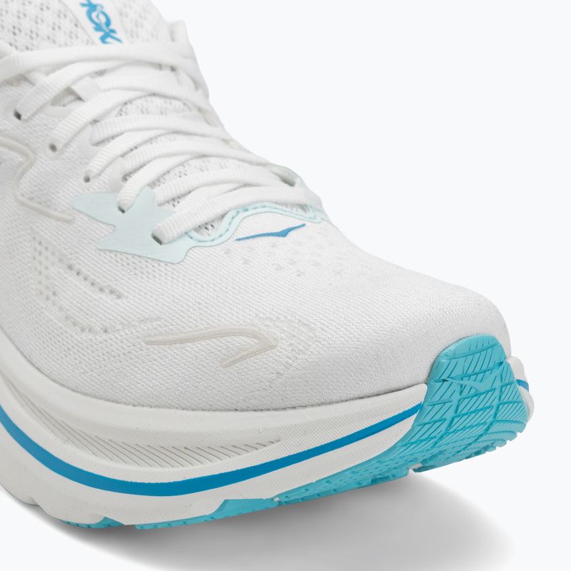 Men's running shoes HOKA Clifton 10 white/skyward blue 7