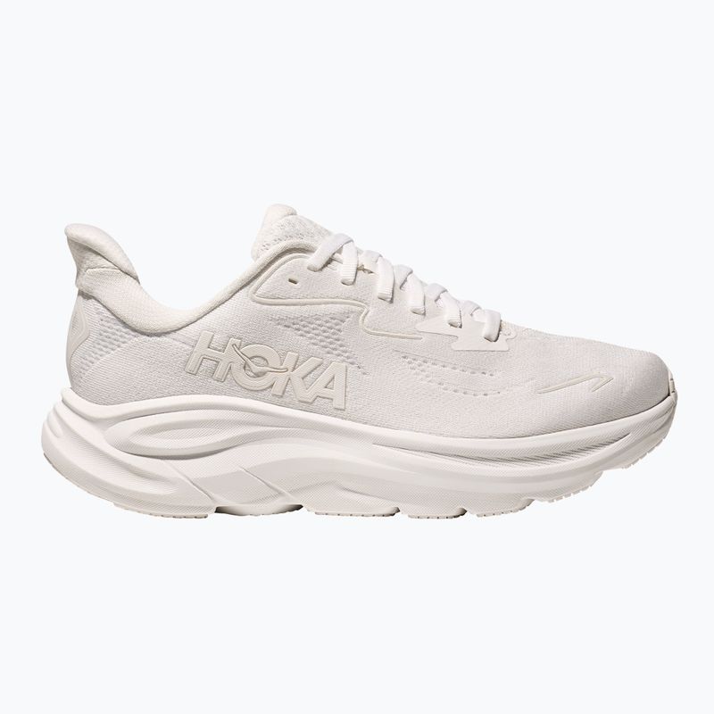Men's running shoes HOKA Clifton 10 white/white 9