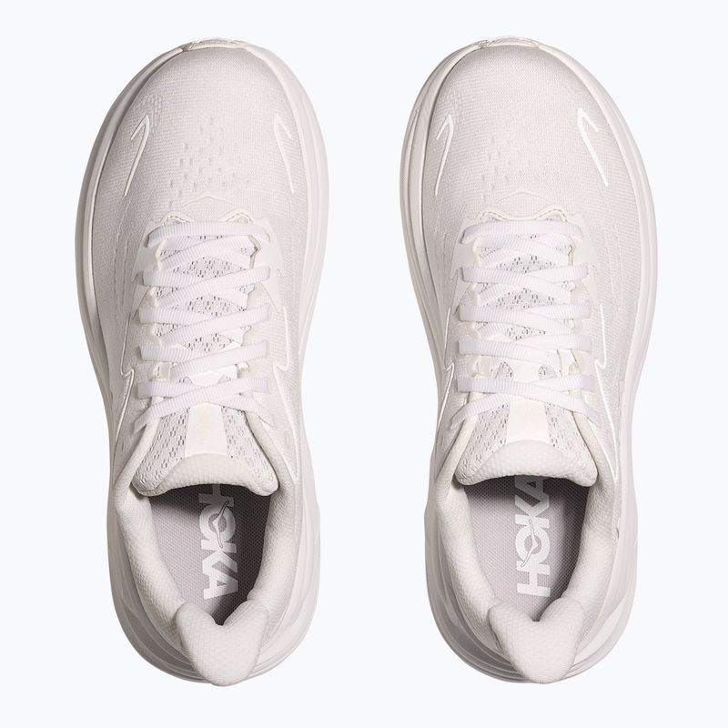 Men's running shoes HOKA Clifton 10 white/white 12