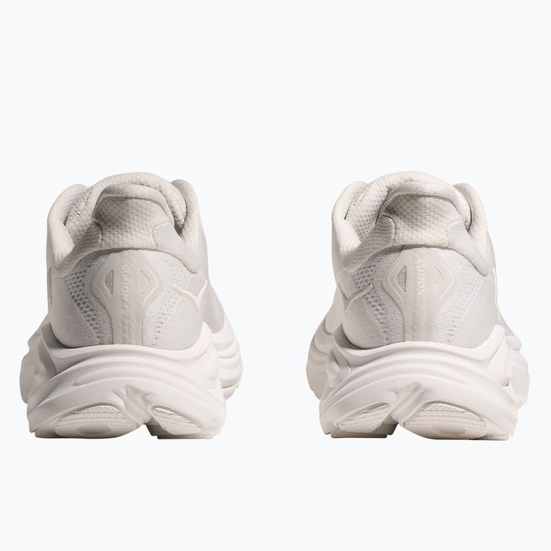 Men's running shoes HOKA Clifton 10 white/white 13