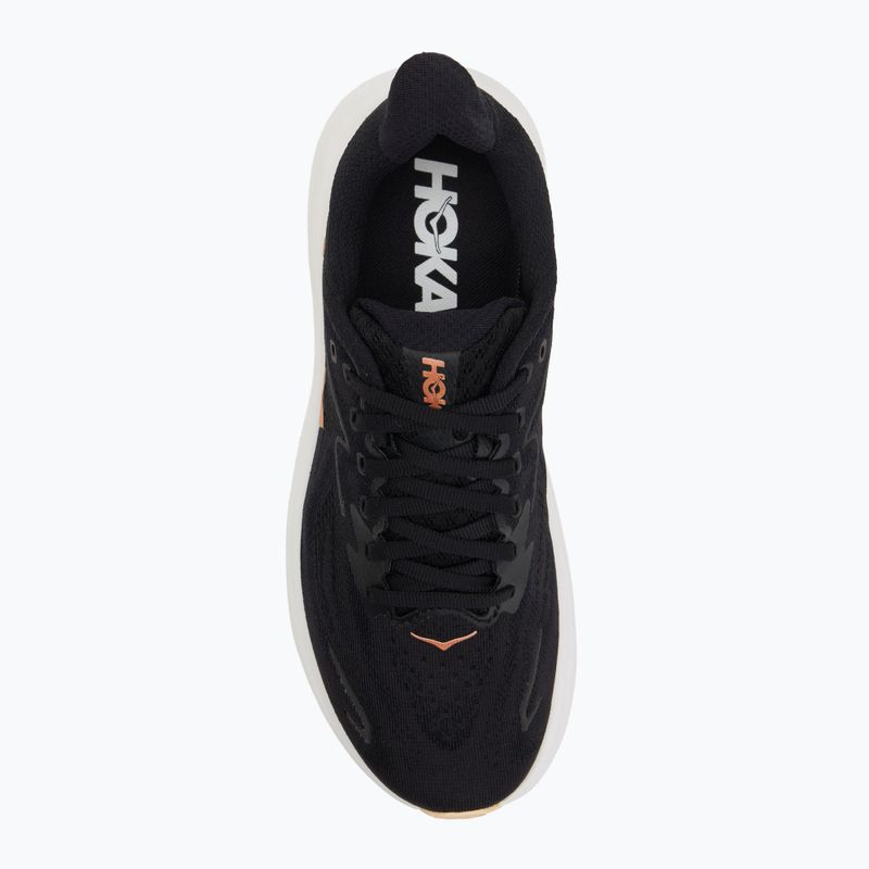 Women's running shoes HOKA Clifton 10 black/rose gold 5