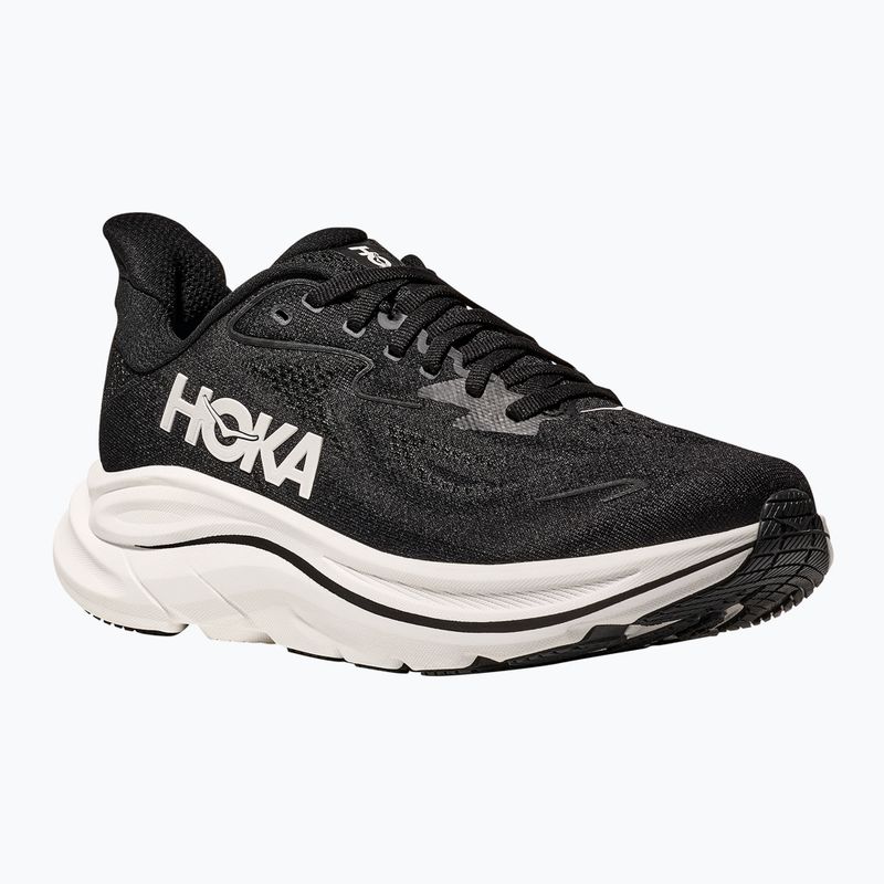 Women's running shoes HOKA Clifton 10 black/white