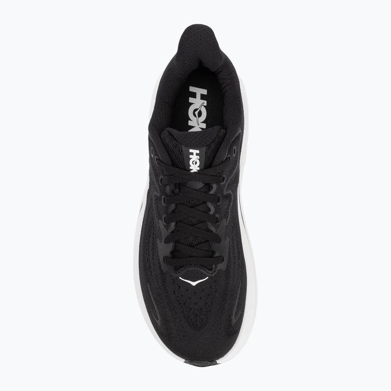 Women's running shoes HOKA Clifton 10 black/white 5