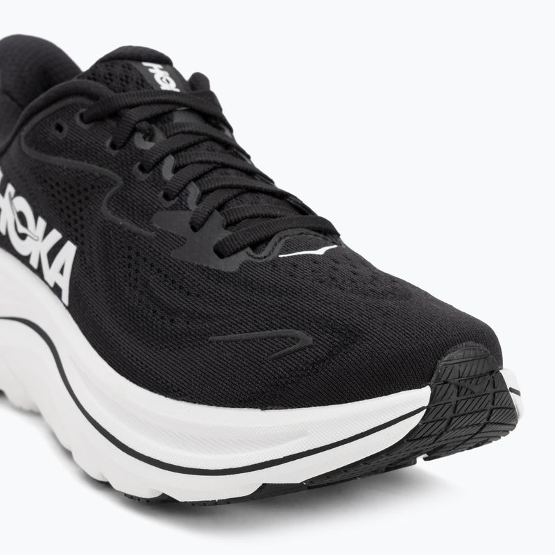 Women's running shoes HOKA Clifton 10 black/white 7