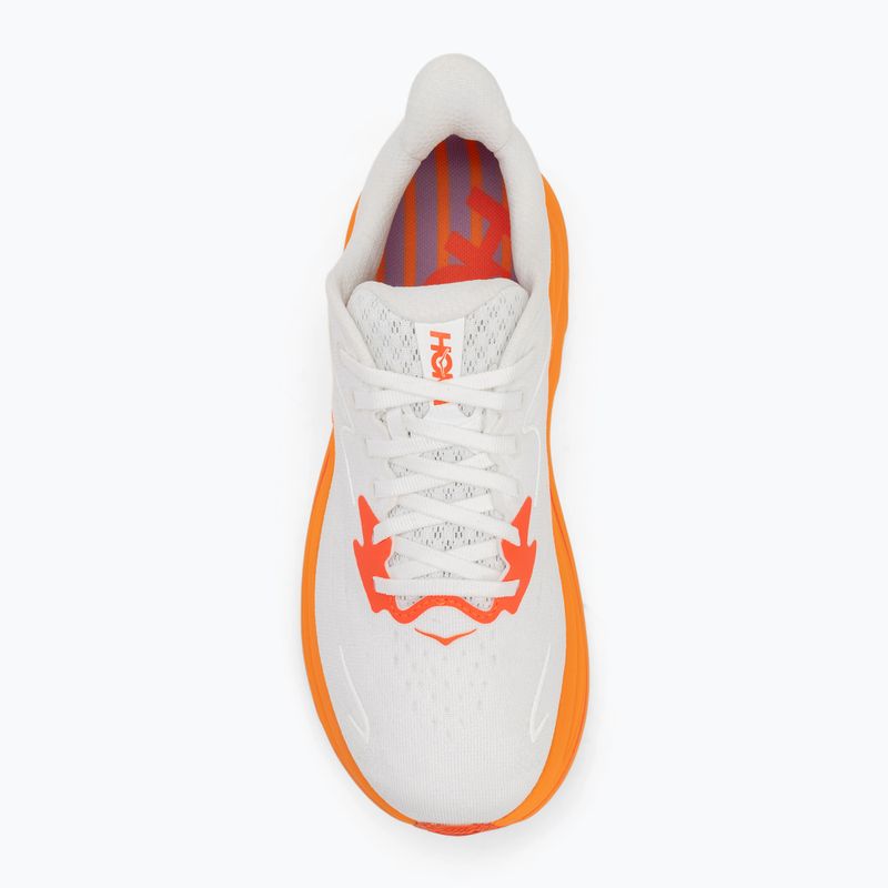 Women's running shoes HOKA Clifton 10 frost/orange zest 5