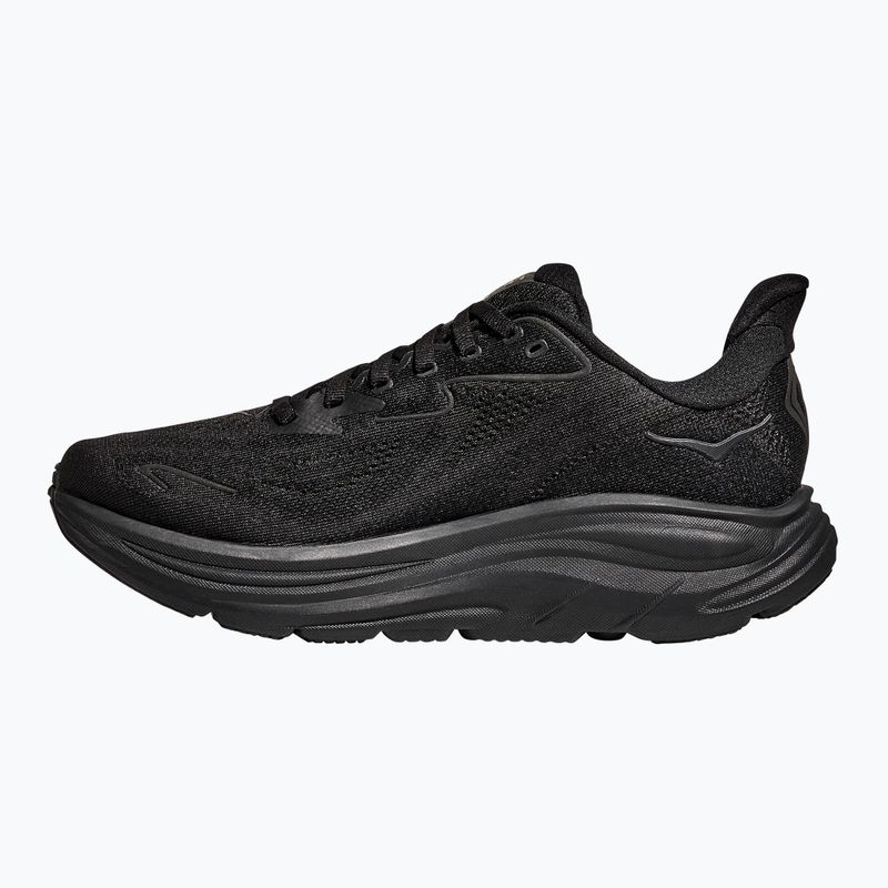Men's running shoes HOKA Clifton 10 Wide black/black 3