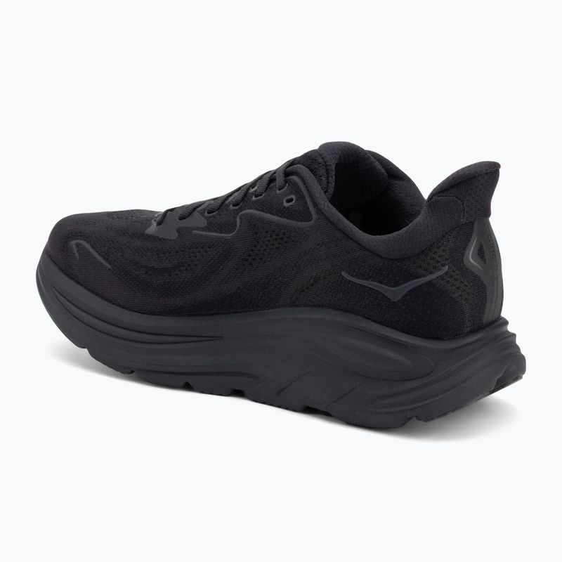 Men's running shoes HOKA Clifton 10 Wide black/black 3