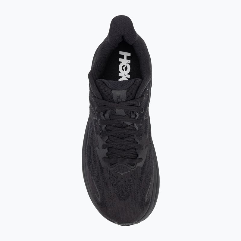Men's running shoes HOKA Clifton 10 Wide black/black 5