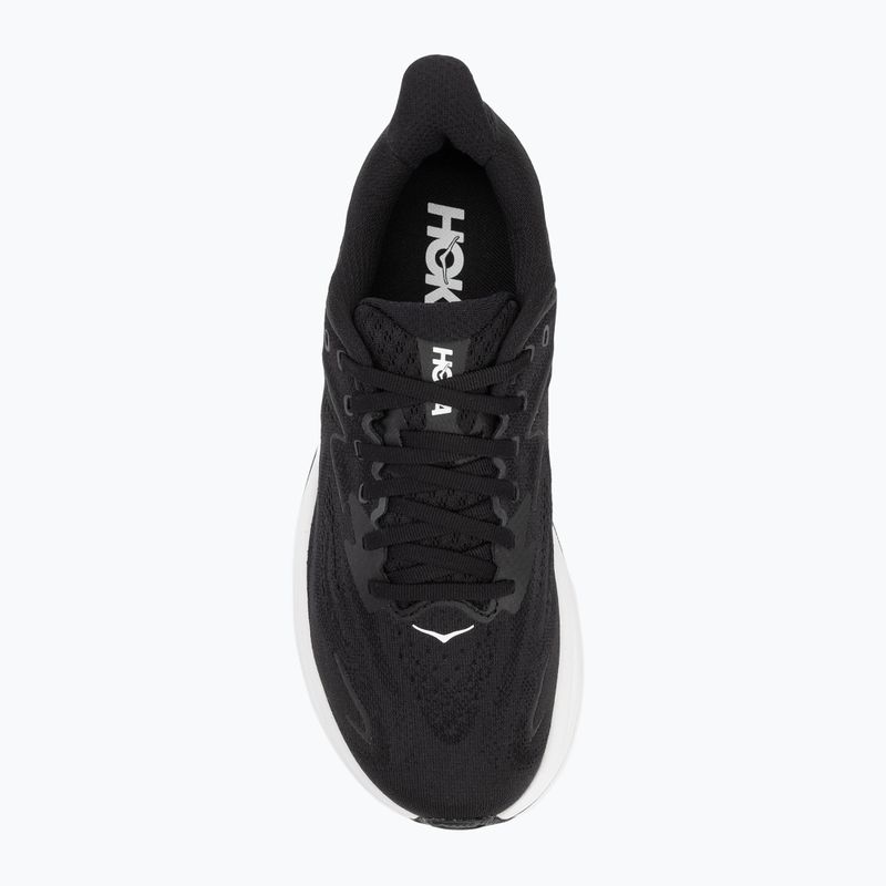 Men's running shoes HOKA Clifton 10 Wide black/white 5