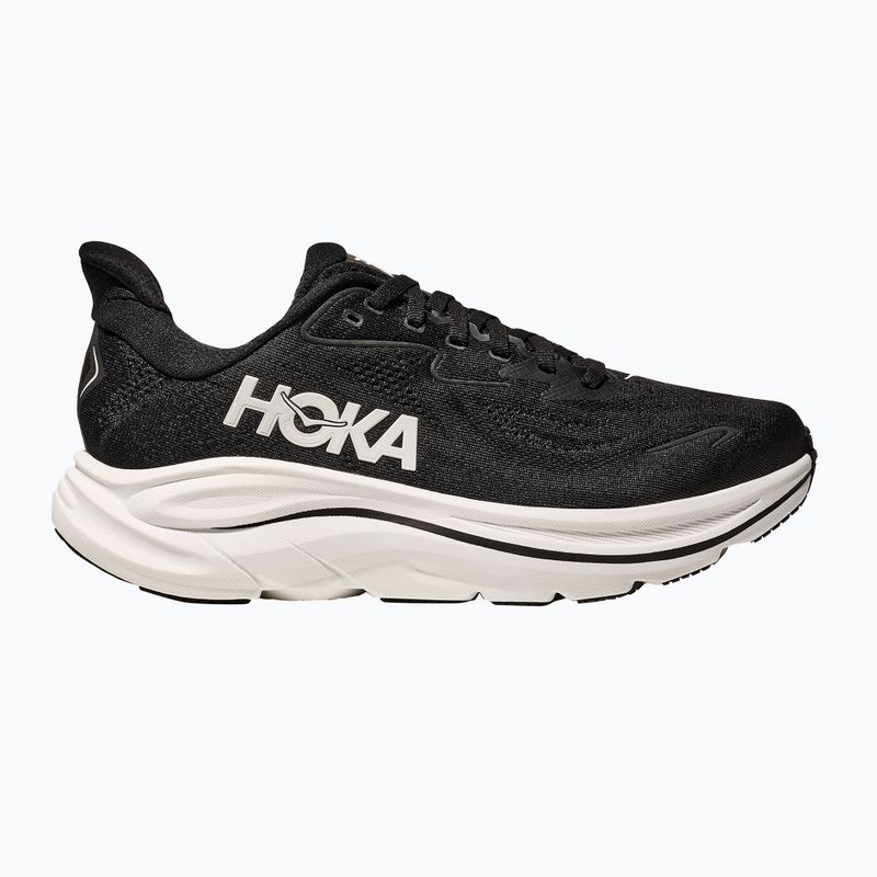 Men's running shoes HOKA Clifton 10 Wide black/white 2