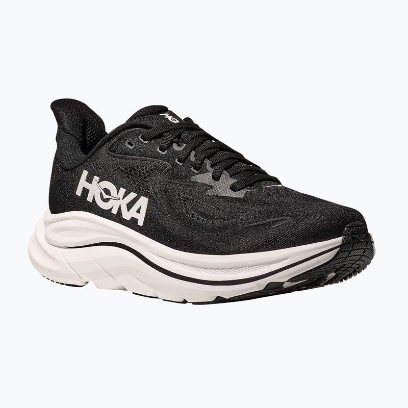 Women's running shoes HOKA Clifton 10 Wide black/white