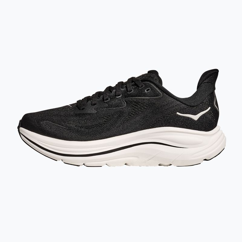 Women's running shoes HOKA Clifton 10 Wide black/white 3