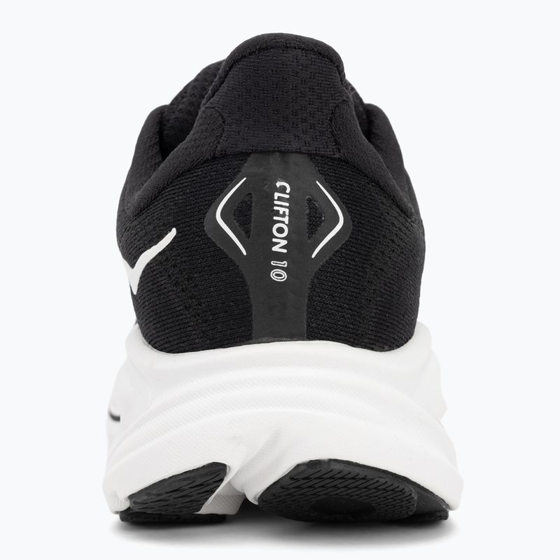 Women's running shoes HOKA Clifton 10 Wide black/white 6