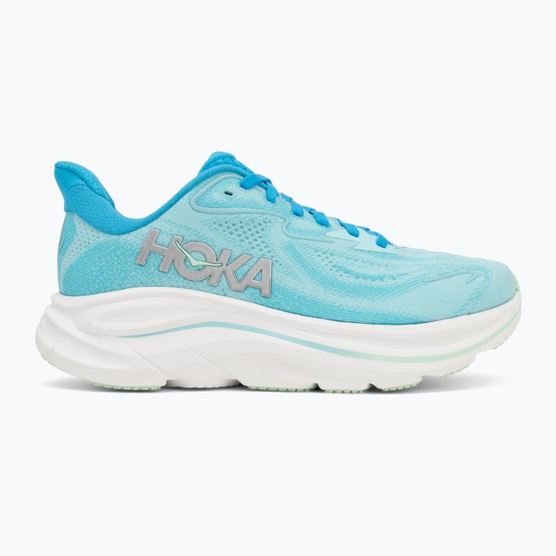 Women's running shoes HOKA Clifton 10 Wide skyward blue/cielo blue 2