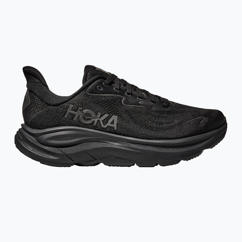 Men's running shoes HOKA Clifton 10 X-Wide black/black 2