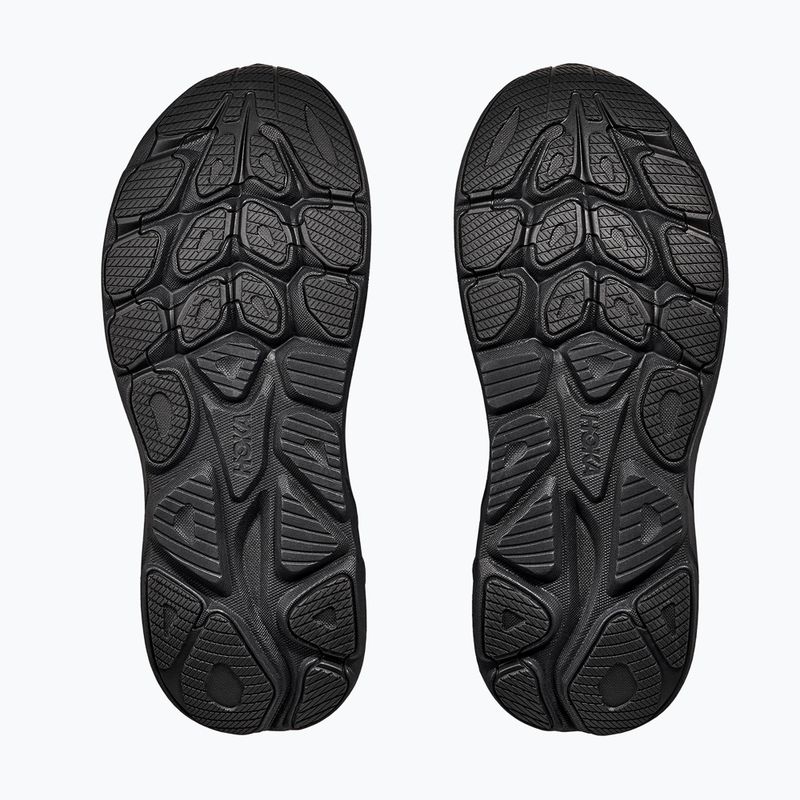 Men's running shoes HOKA Clifton 10 X-Wide black/black 6