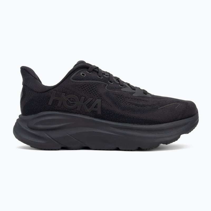 Men's running shoes HOKA Clifton 10 X-Wide black/black 2
