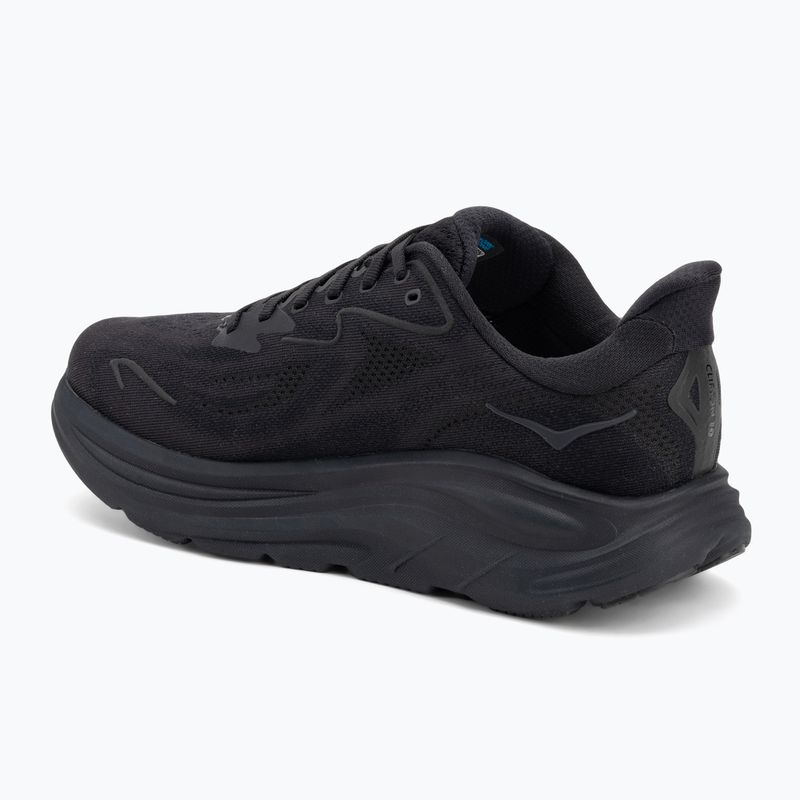 Men's running shoes HOKA Clifton 10 X-Wide black/black 3