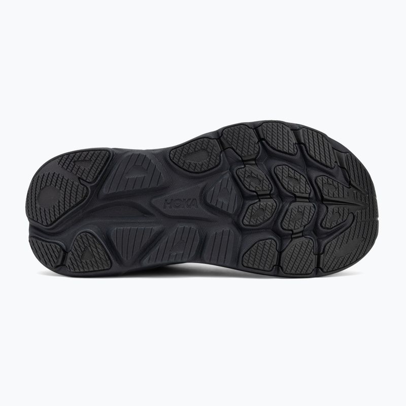 Men's running shoes HOKA Clifton 10 X-Wide black/black 4