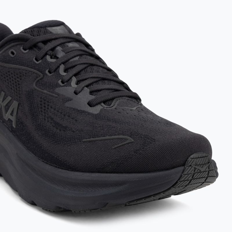 Men's running shoes HOKA Clifton 10 X-Wide black/black 7