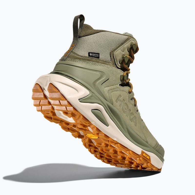 Men's hiking boots HOKA Kaha 3 GTX sea moss/oat milk 5