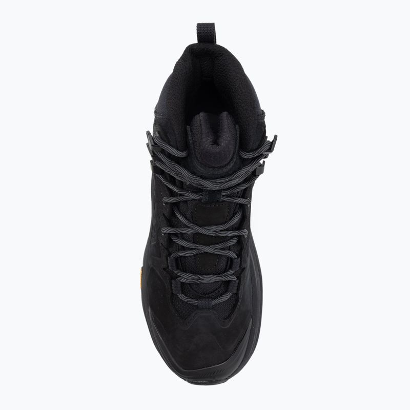 Women's trekking boots HOKA Kaha 3 GTX black/black 5