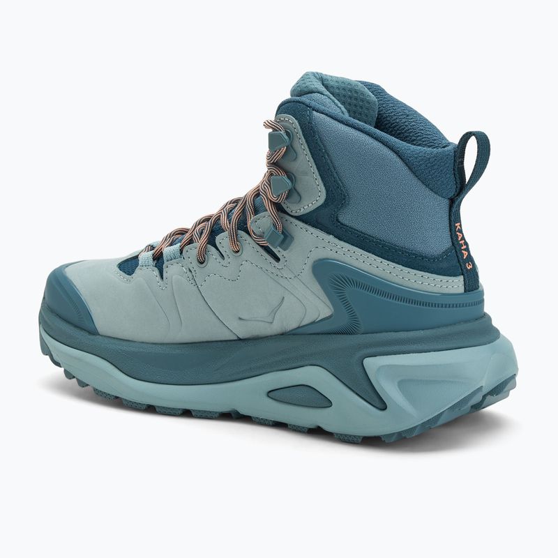 Women's hiking boots HOKA Kaha 3 GTX mountain fog/druzy 3