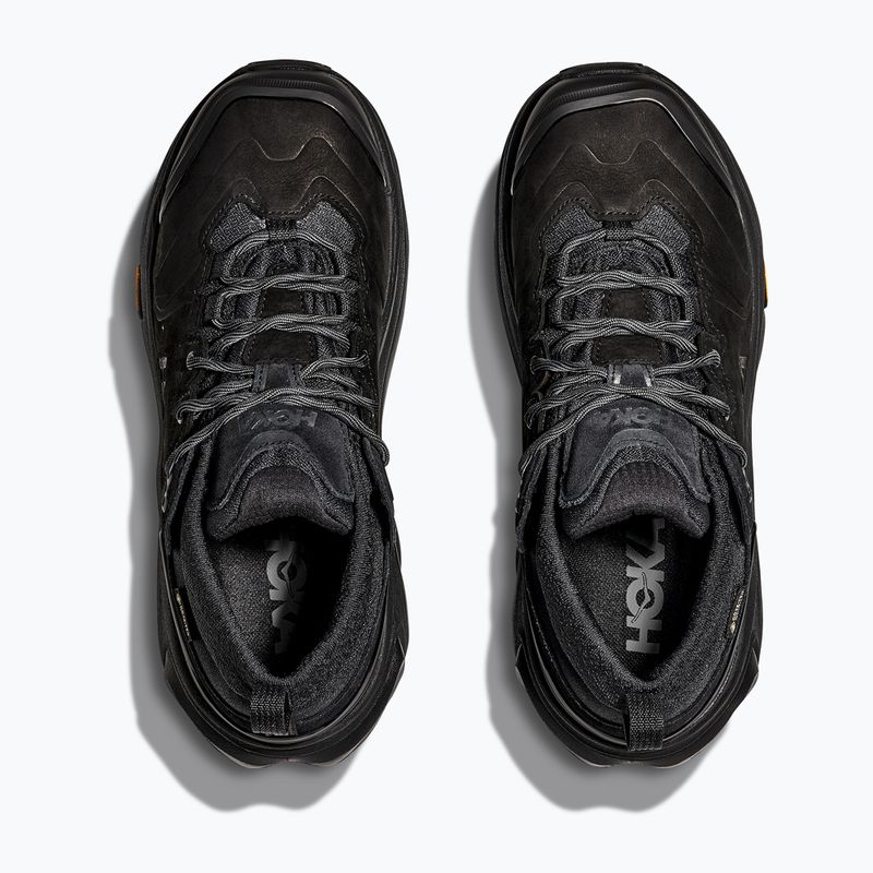 Men's hiking boots HOKA Kaha 3 Low GTX black/black 8