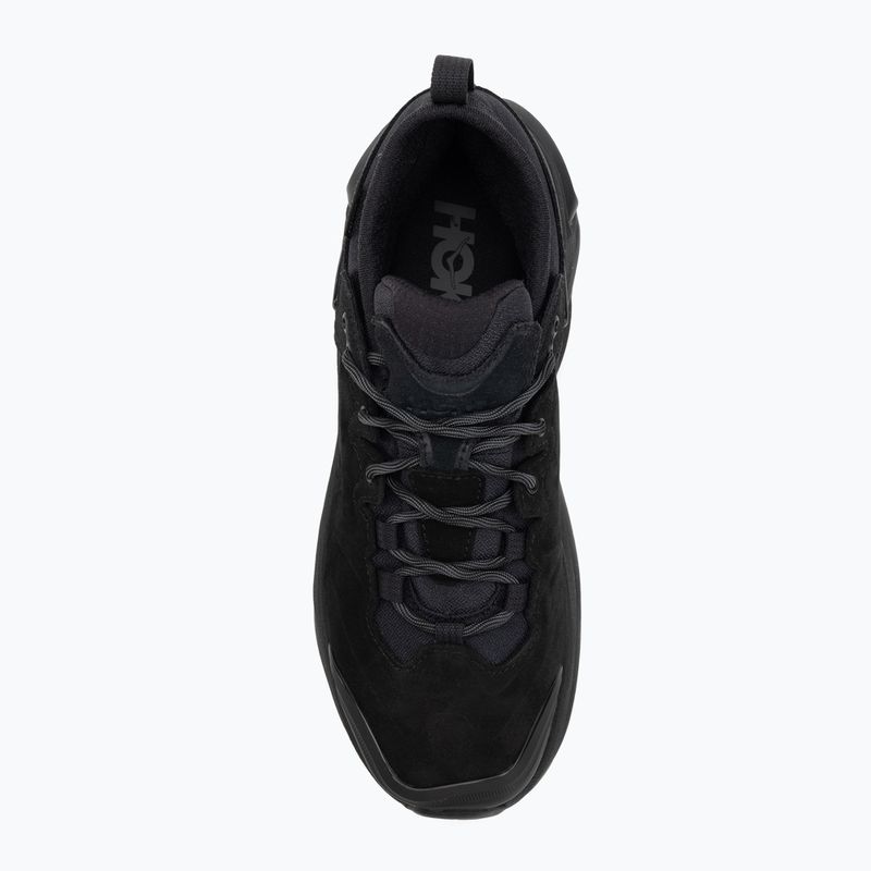 Men's hiking boots HOKA Kaha 3 Low GTX black/black 5