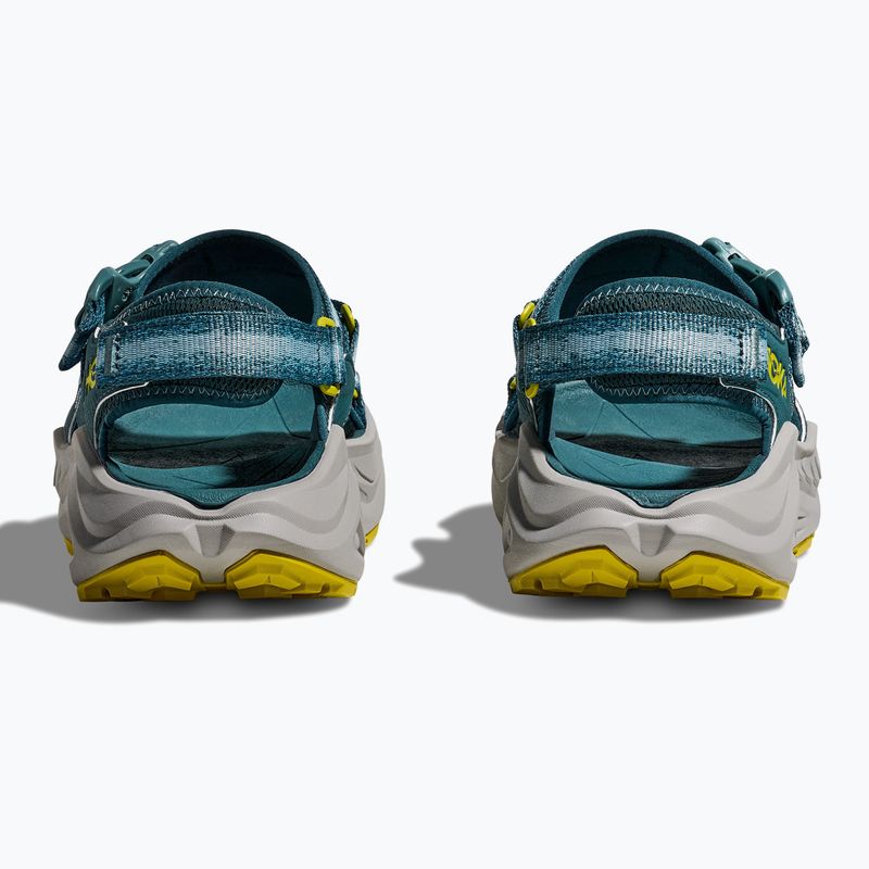 Men's sandals HOKA Infini Hike TC green/sea moss/oat milk 5