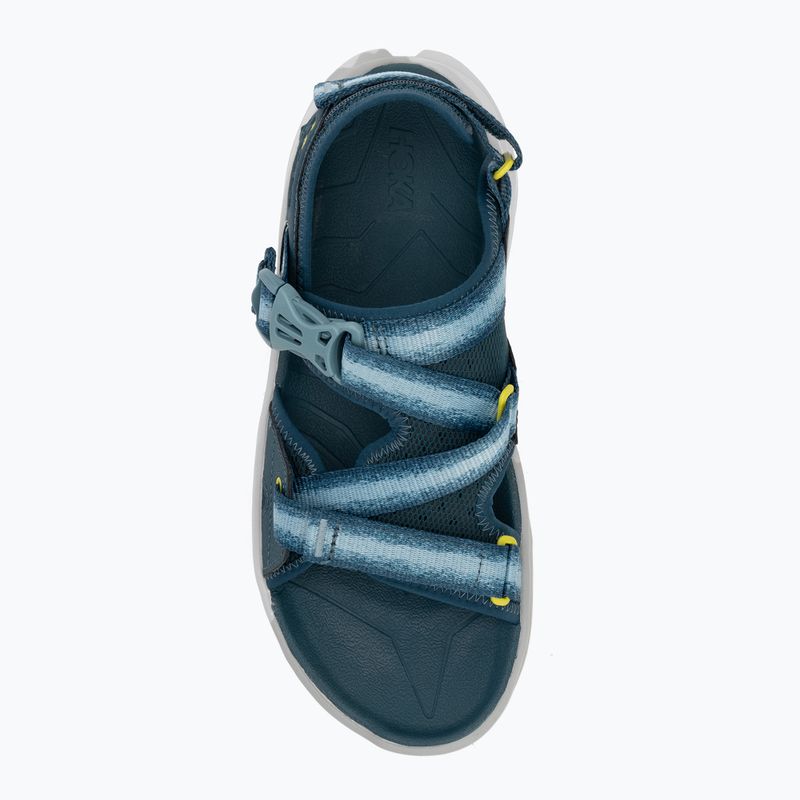 Men's sandals HOKA Infini Hike TC blue twilight/pea green 5