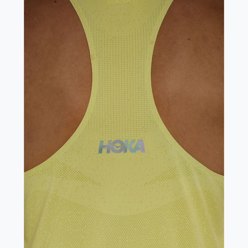 Men's running shirt HOKA Race Singlet hoka citrus 7