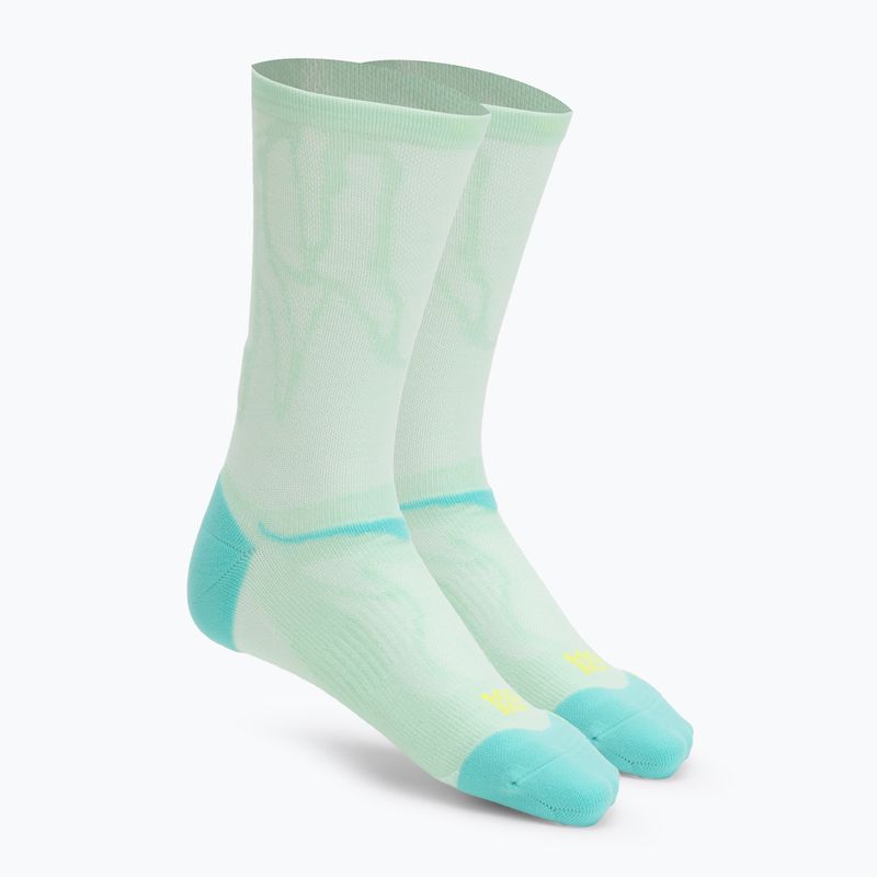 HOKA Clifton Crew Run mint fluornite socks