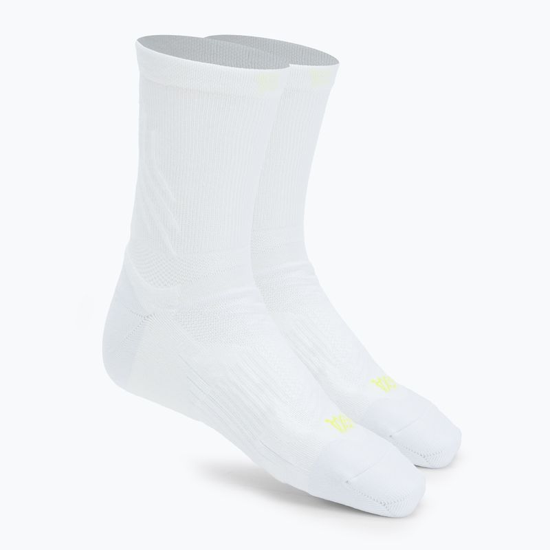 HOKA Bondi Quarter Run white socks