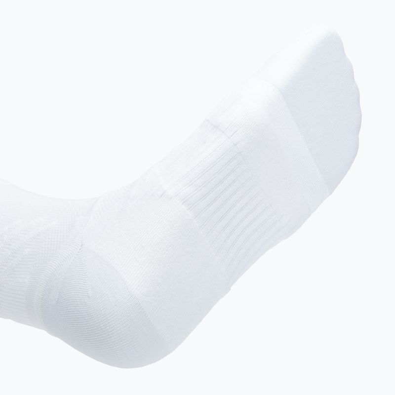 HOKA Bondi Quarter Run white socks 4