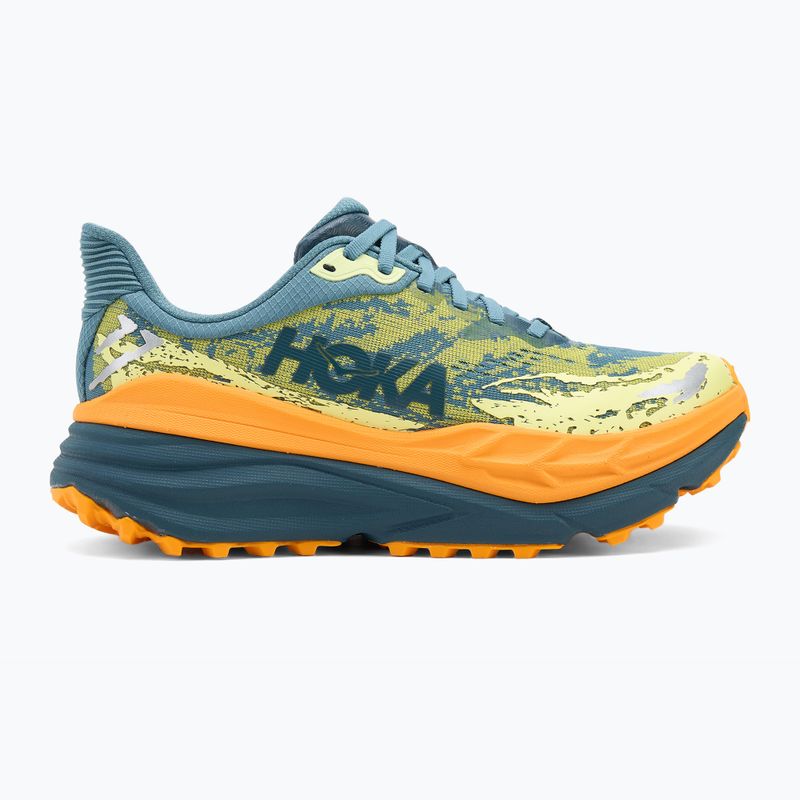 Men's running shoes HOKA Stinson 7 mountain fog/blue twilight 2