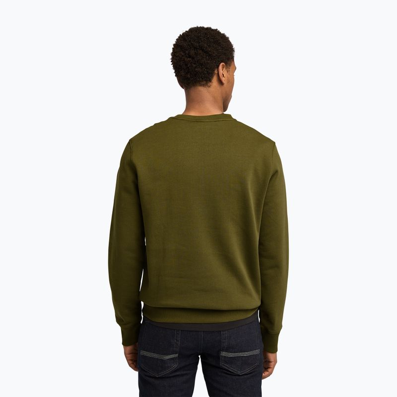 Men's Timberland Tree Logo Crew Neck sweatshirt dark olive 3