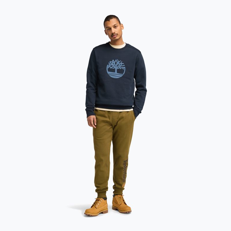 Men's Timberland Tree Logo Crew Neck sweatshirt dark sapphire 2