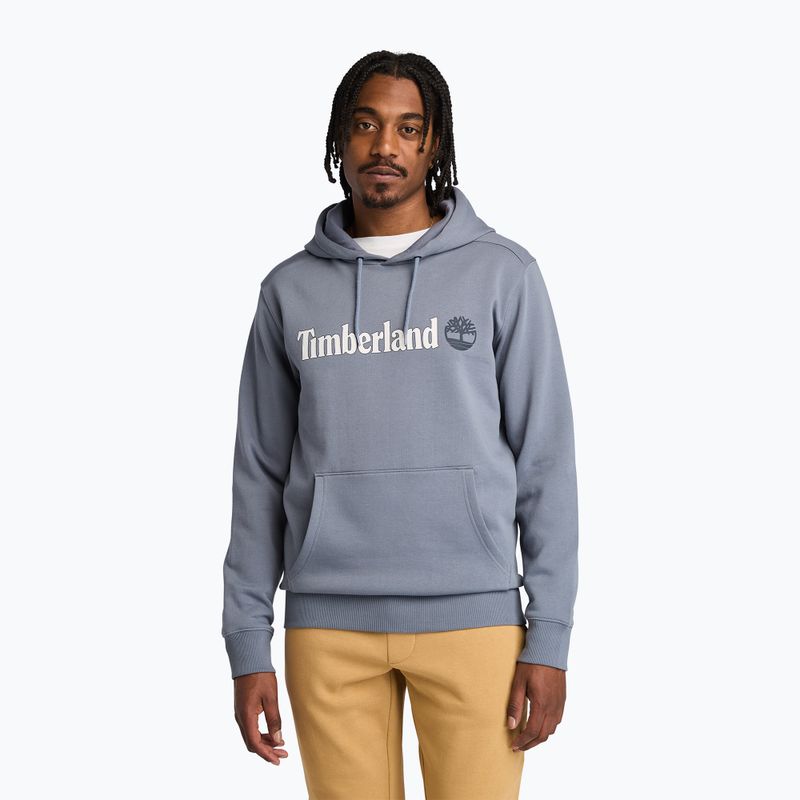 Men's Timberland Linear Logo Hoodie folkstone gray