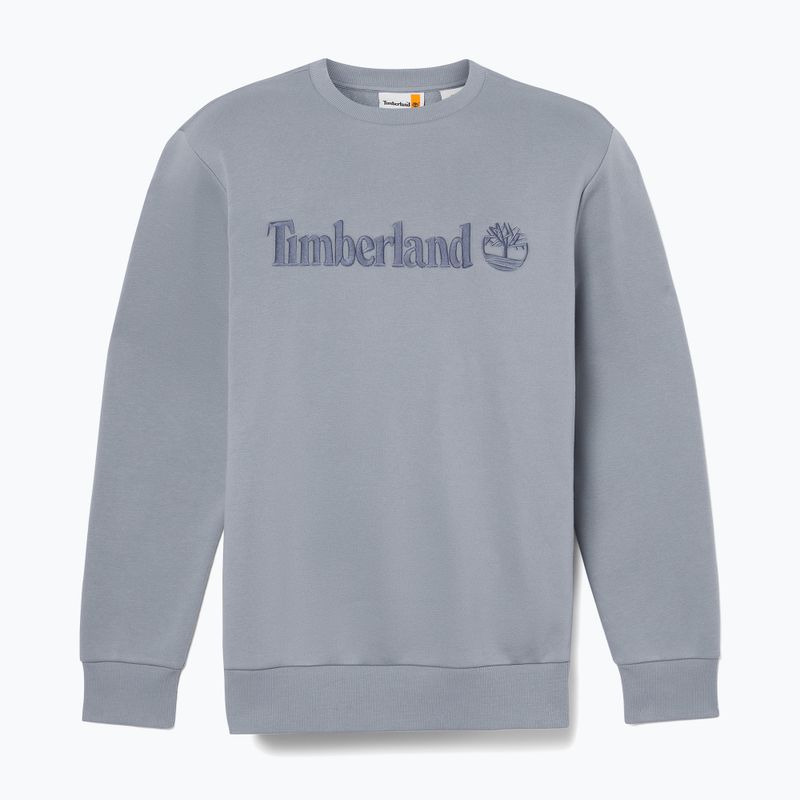 Men's Timberland Embroidery Tonal Crew Neck sweatshirt folkstone gray 5