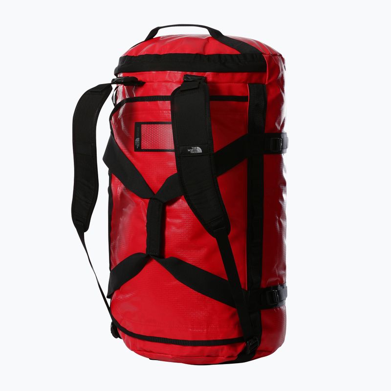 The North Face Base Camp Duffel L 95 l red/black/npf travel bag 2