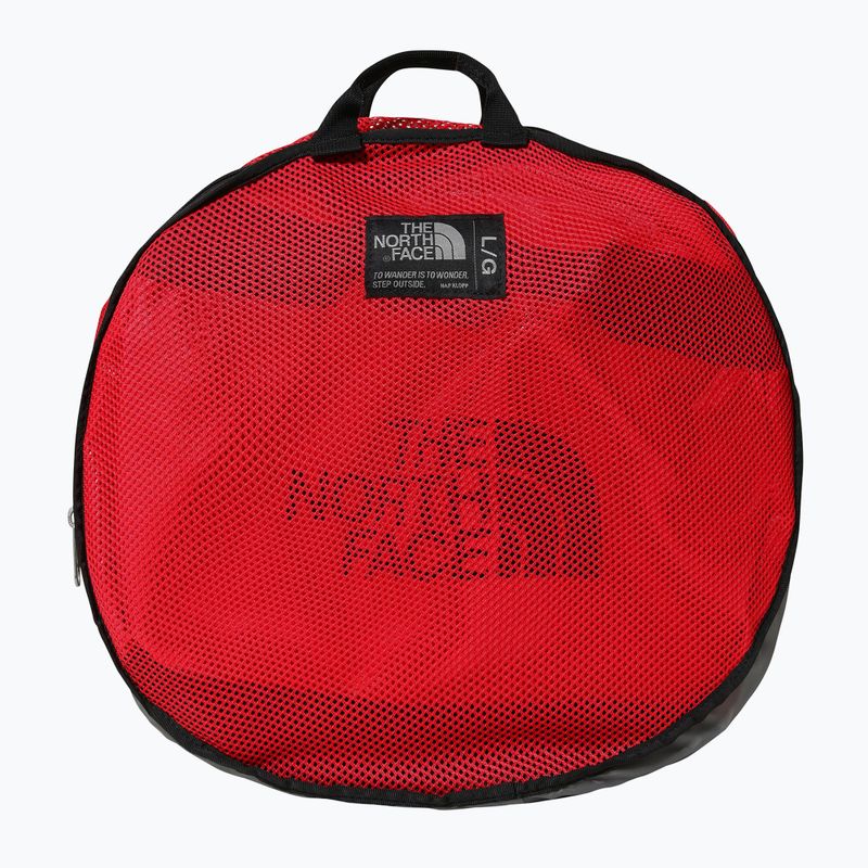 The North Face Base Camp Duffel L 95 l red/black/npf travel bag 3