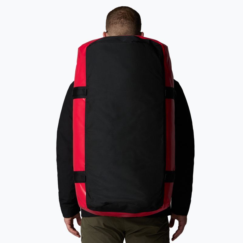 The North Face Base Camp Duffel L 95 l red/black/npf travel bag 5