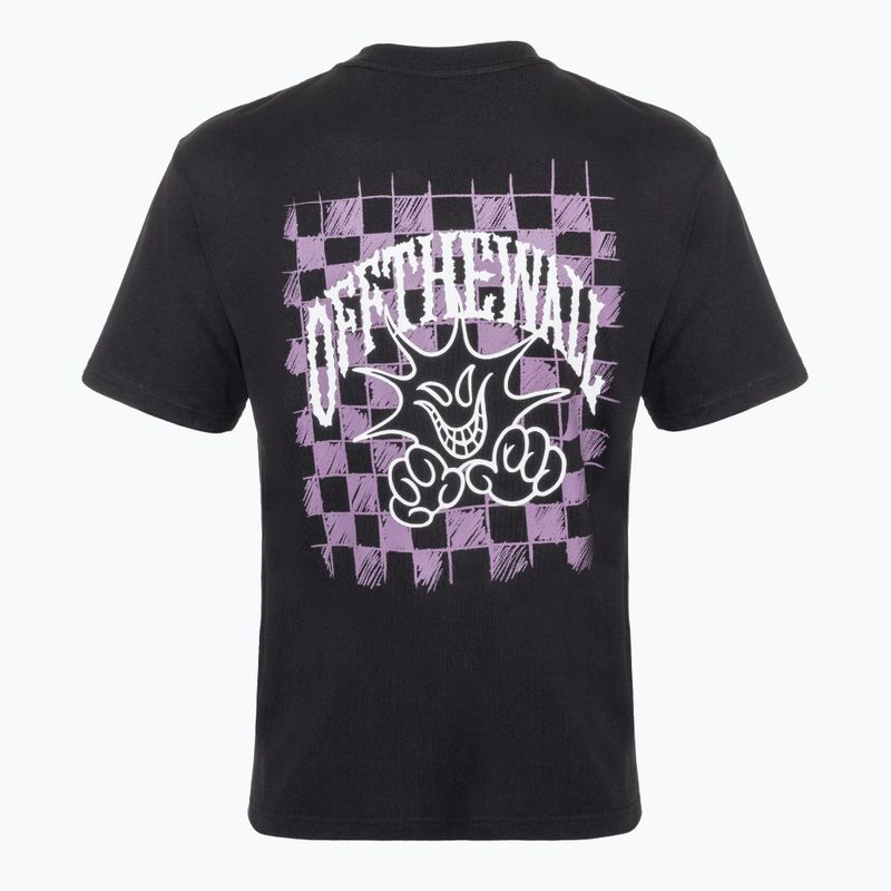 Men's Vans Checker Logo Gfx Loose black T-shirt 2