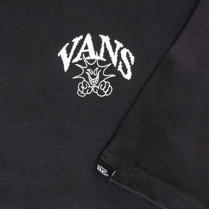 Men's Vans Checker Logo Gfx Loose black T-shirt 4