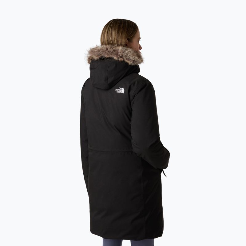 Women's down jacket The North Face Arctic Parka black 3