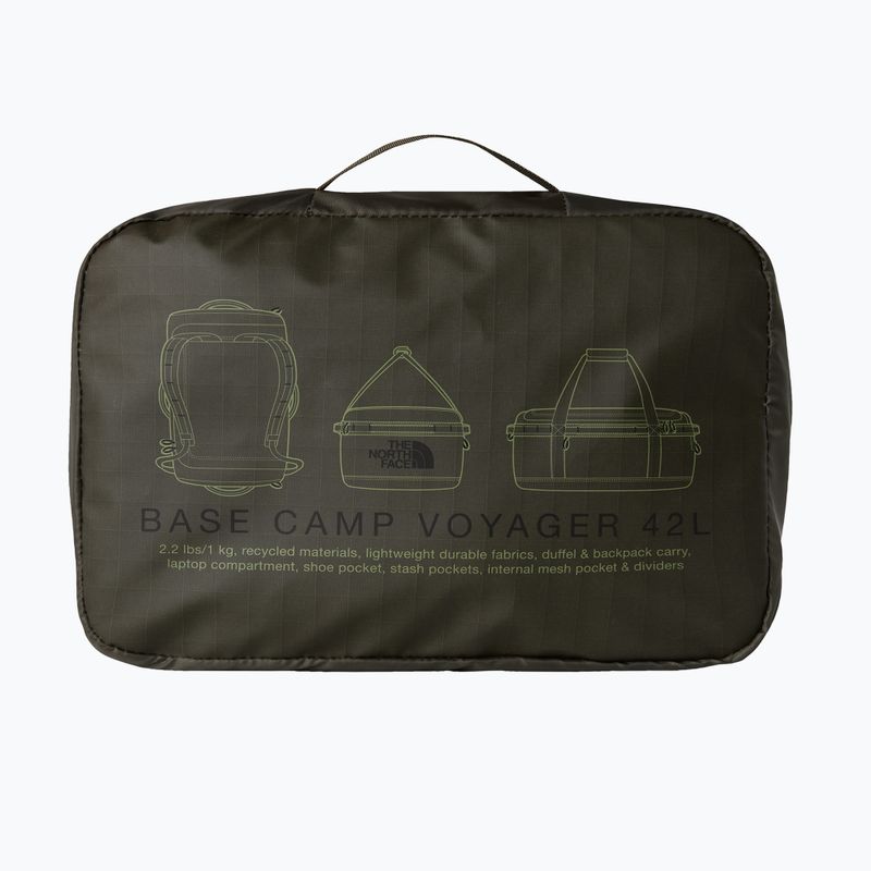 Travel bag The North Face Base Camp Voyager Duffel 42 l new taupe green 5