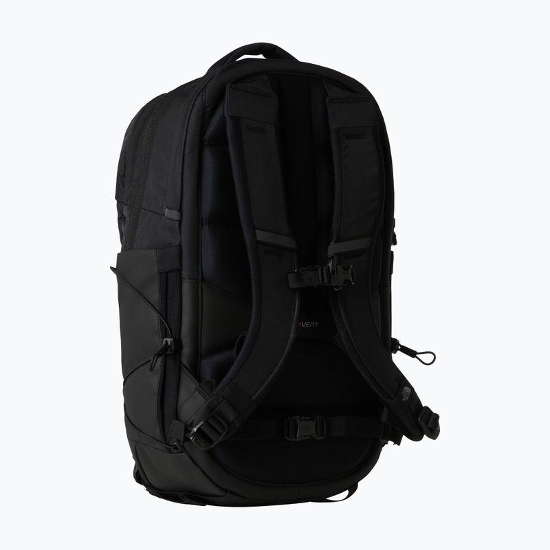 Women's urban backpack The North Face Borealis Luxe 27 l black/burnt coral metallic 2